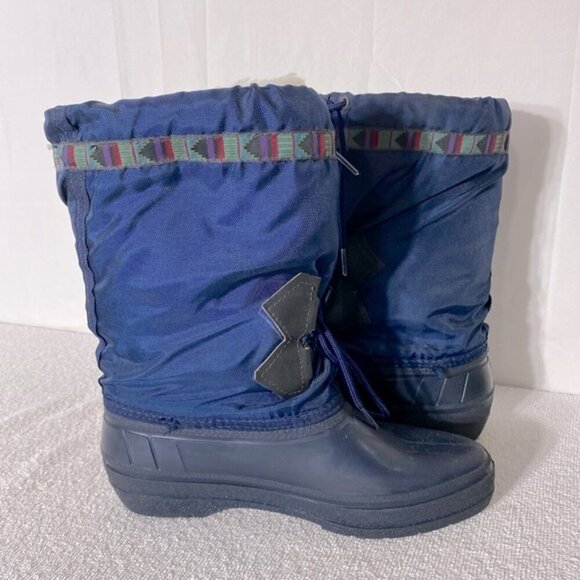 Vintage Baffin Navy Blue Insulated Winter Boots 9 - Picture 9 of 14